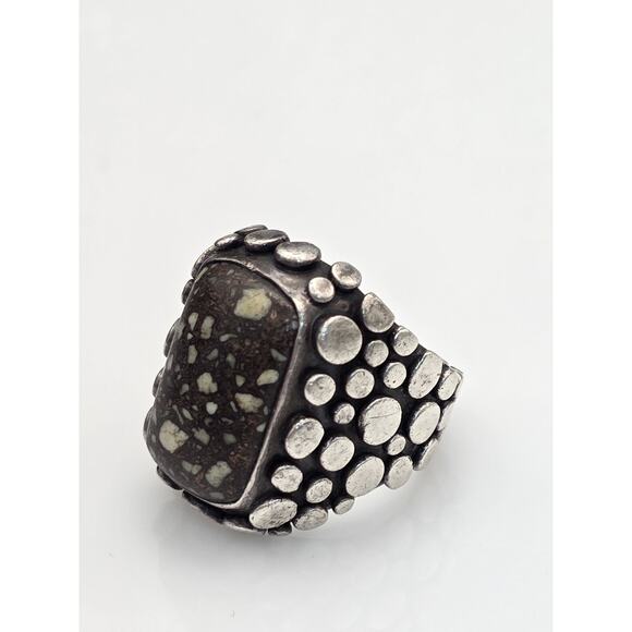 ECHO OF THE DREAMER STERLING SILVER 925 TURQUOISE RING SIZE 6.5 - Picture 6 of 15